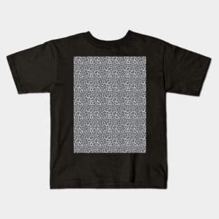 Elephant Print Skin Pattern Light Gray Kids T-Shirt